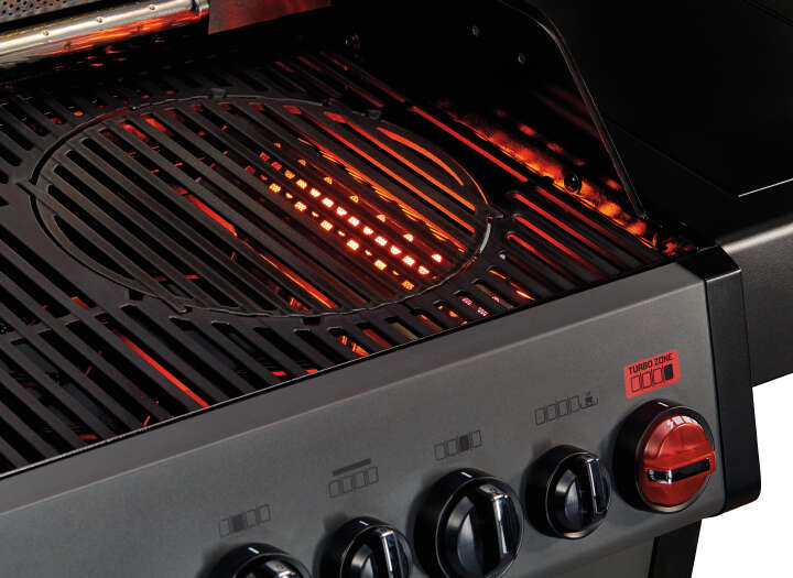 Enders Gasgrill Hyde 4 SIKR Turbo mit Wetterschutzhülle